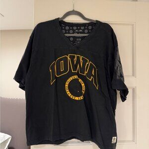 Iowa Hawkeyes Black V-Neck T-Shirt